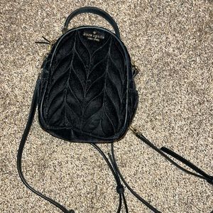 Kate spade velvet backpack